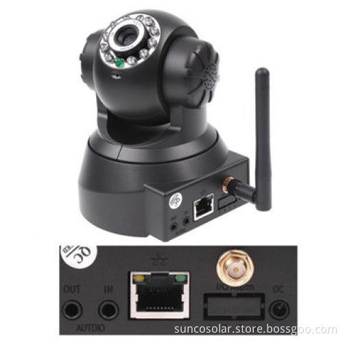 Wireless security camera, Plug-and-play, supports 32G TF card, 10m IR distance